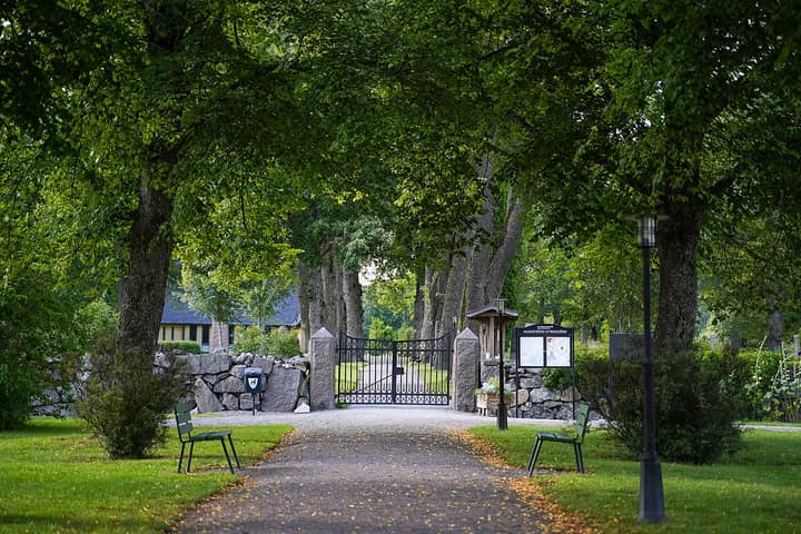Representative cemetery grounds, not this plot