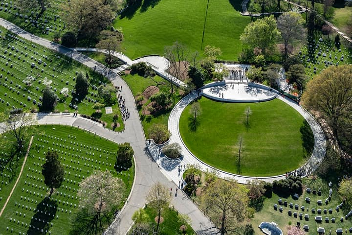 Representative cemetery grounds, not this plot
