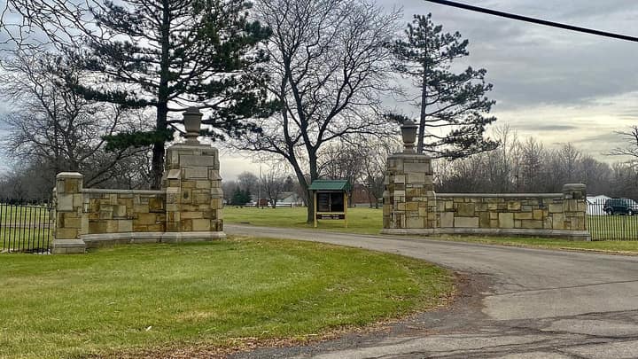 Representative cemetery grounds, not this plot