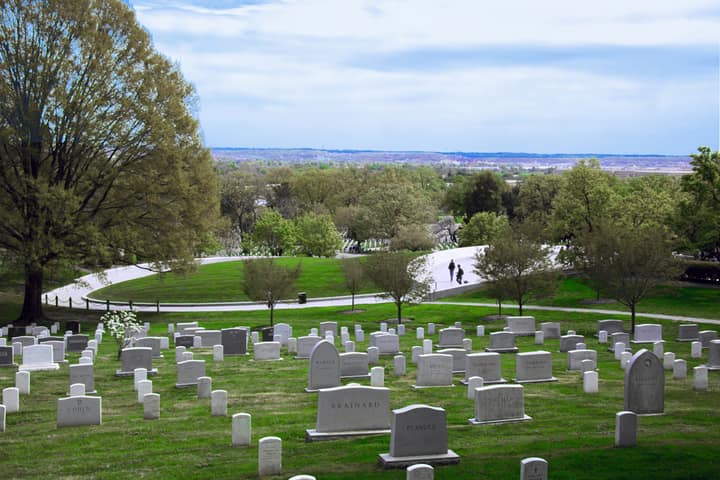 Representative cemetery grounds, not this plot
