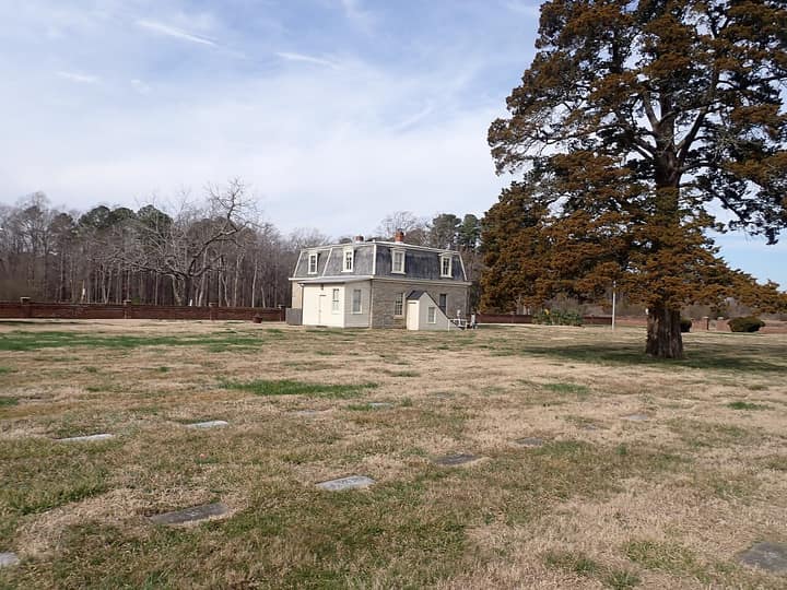 Representative cemetery grounds, not this plot