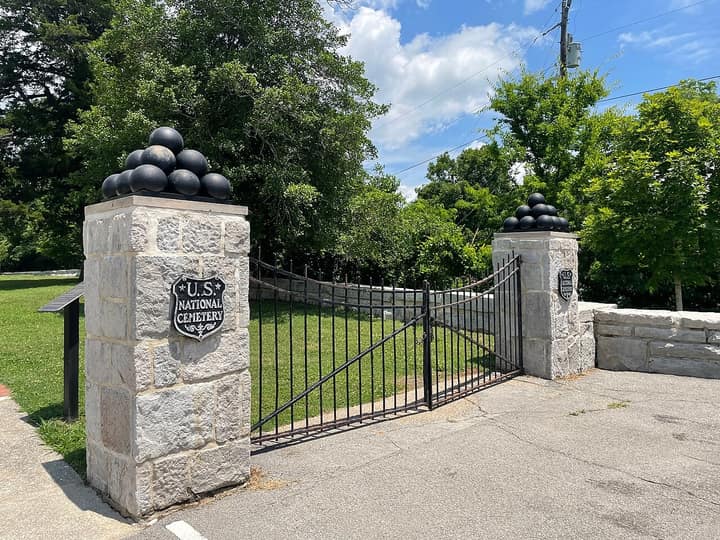 Representative cemetery grounds, not this plot