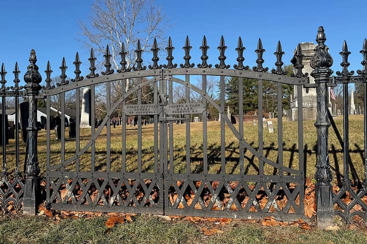 Representative cemetery grounds, not this plot