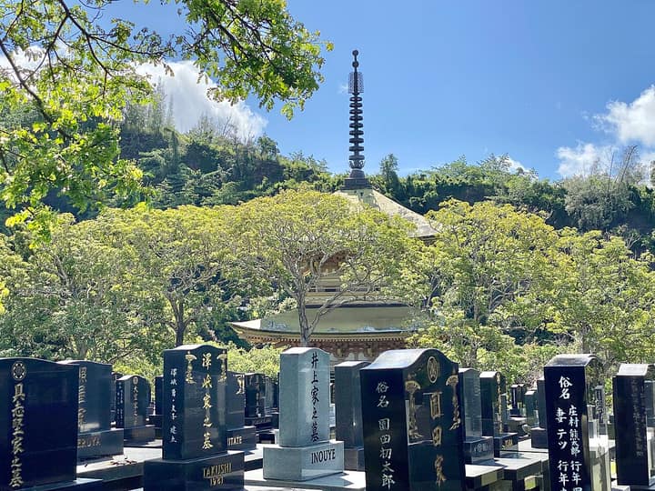 Representative cemetery grounds, not this plot