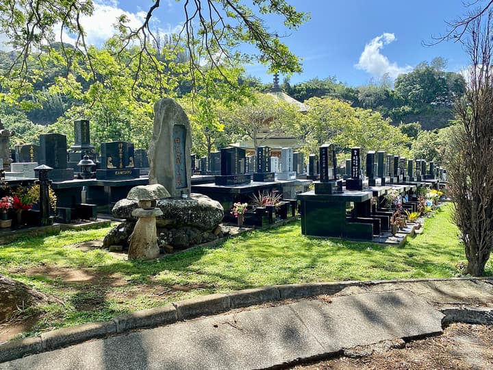 Representative cemetery grounds, not this plot