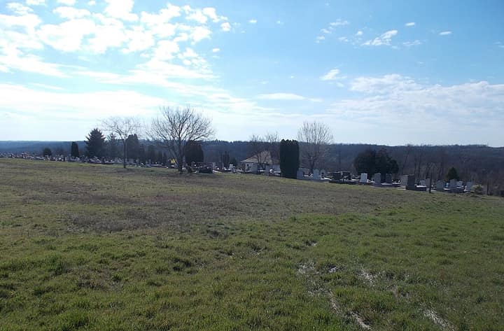Representative cemetery grounds, not this plot
