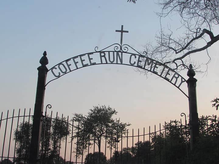 Representative cemetery grounds, not this plot