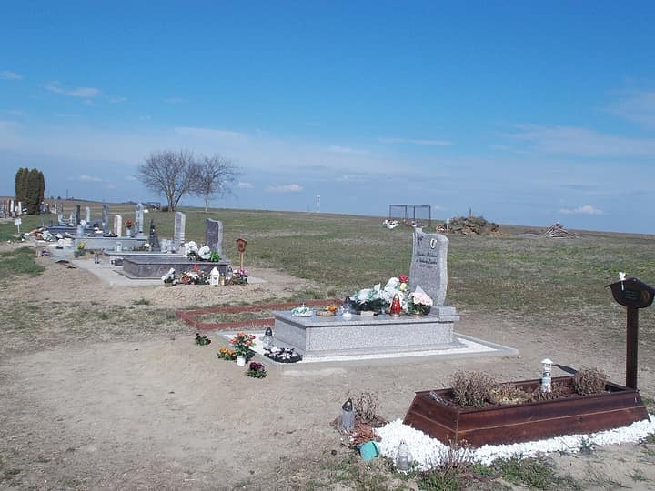 Representative cemetery grounds, not this plot